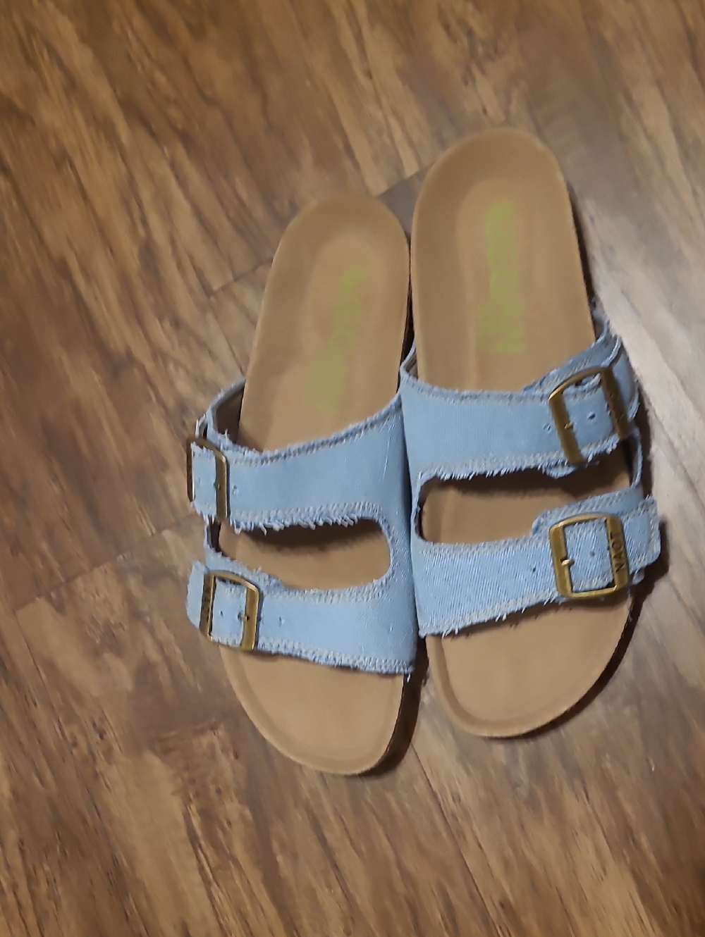 Naot Santa Denim Slide Sandals NWOT - Picture 6 of 6